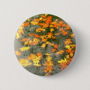 Regenfälle bei Blätter Button