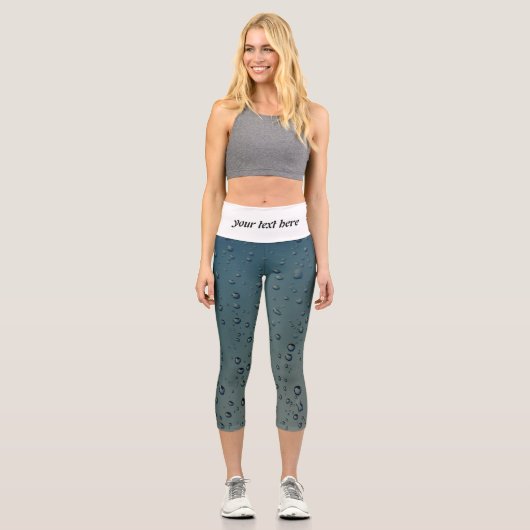 Regenfälle Capri Leggings (Vorderseite)