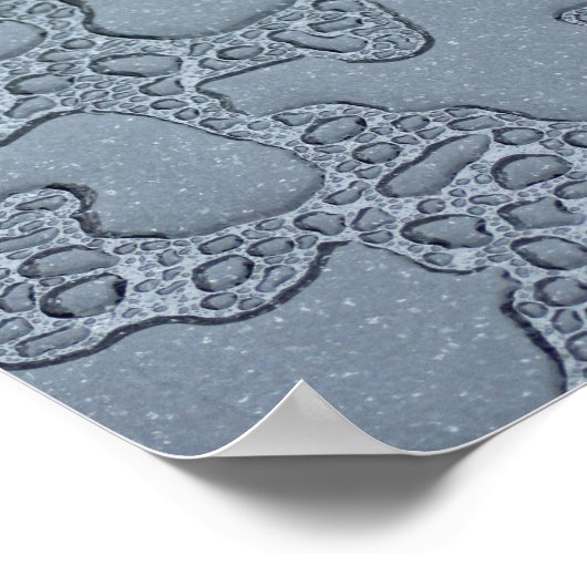 Regenfälle Poster (Ecke)