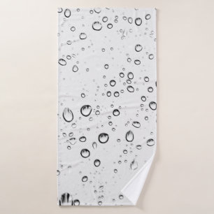 Regenfälle Regen nasse Tropfen Badehandtuch