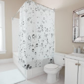 Regenfälle Regen nasse Tropfen Duschvorhang (Beispiel)