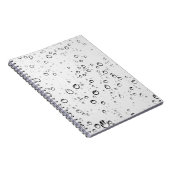 Regenfälle Regen nasse Tropfen Notizblock (Rechte Seite)