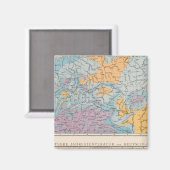 Regenfallkarte Deutschlands Magnet (Vorderseite/Rückseite)