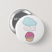 Regenfalten auf Cupcake Button (Vorne & Hinten)