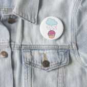 Regenfalten auf Cupcake Button (Beispiel)