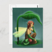 Regenfee Postkarte (Vorne/Hinten)