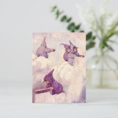 Regenfeen machen Regen Postkarte (Stehend Vorderseite)