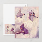 Regenfeen machen Regen Postkarte (Vorne/Hinten)