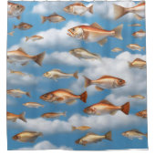 Regenfisch Duschvorhang (Vorderseite)