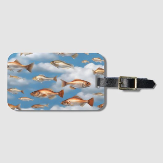 Regenfisch Gepäckanhänger (Vorderseite (Horizontal))