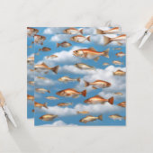 Regenfisch Karte (Vorderseite/Rückseite Beispiel)