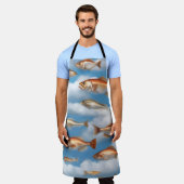 Regenfisch Schürze (Getragen)
