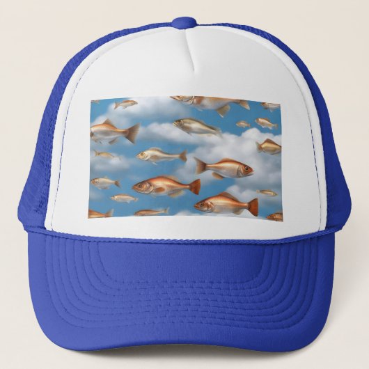 Regenfisch Truckerkappe (Vorderseite)