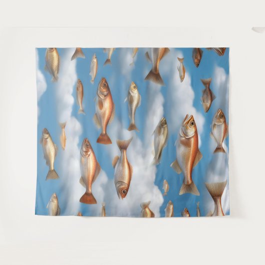 Regenfisch Wandteppich (Vorderseite (Horizontal))