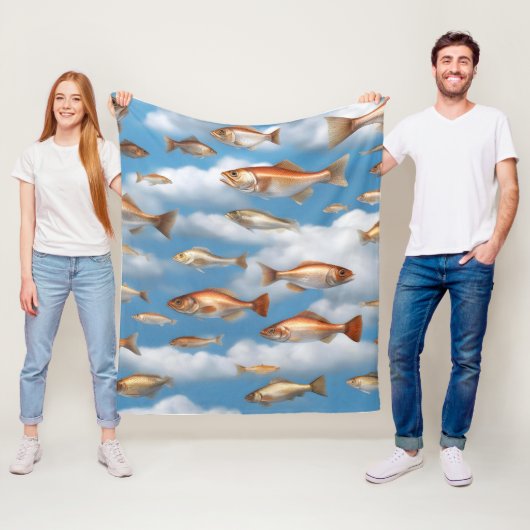 Regenfische Fleecedecke (Beispiel)