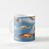 Regenfische Kaffeetasse (Vorderseite Links)