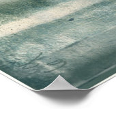 Regenflasche Poster (Ecke)