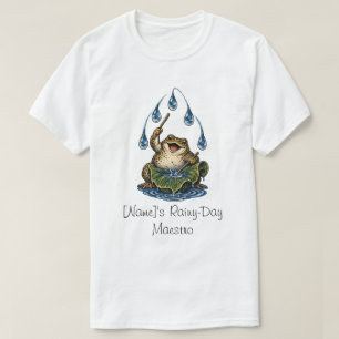 Regenfrosch dirigiert die Tropfen T-Shirt