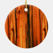 regengefallene Blätter Keramikornament (Hinten)