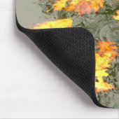 regengefallene Blätter Mousepad (Ecke)