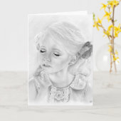 Regengrüßkarte Karte (Gelbe Blume)