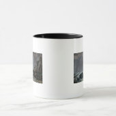 Regenguß bei Etretat Tasse (Zentrum)