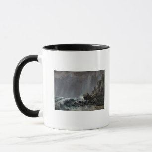 Regenguß bei Etretat Tasse