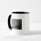 Regenguß bei Etretat Tasse (Vorderseite Links)