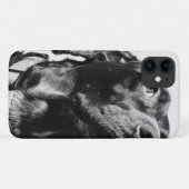 Regenhund Case-Mate iPhone Hülle (Rückseite (Horizontal))