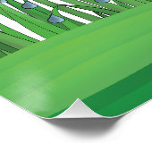 Regenkaninchen Poster (Ecke)