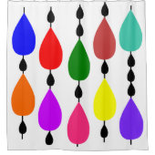 Regenketten Duschvorhang (Vorderseite)