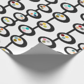 Regenketten Geschenkpapier (Ecke)