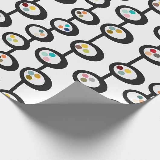 Regenketten Geschenkpapier (Ecke)