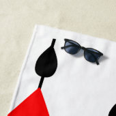 Regenketten Strandtuch (Beispiel)