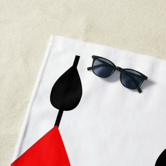 Regenketten Strandtuch (Beispiel)