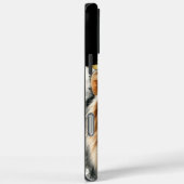 Regenkrieger mit Löwenbegleiter. Case-Mate iPhone Hülle (Rückseite / Rechts)