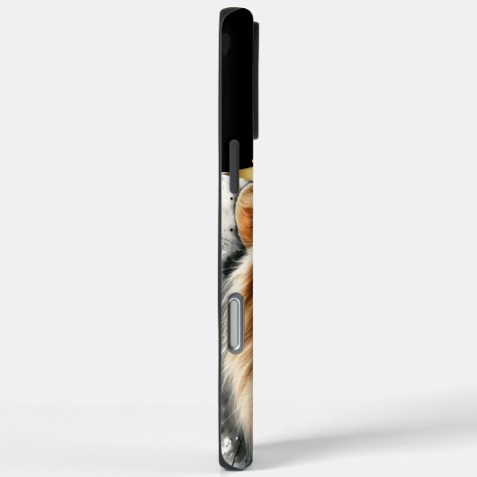 Regenkrieger mit Löwenbegleiter. Case-Mate iPhone Hülle (Rückseite / Rechts)