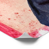 Regenlandschaft (1911) zeichnend von Wassily Kandi Poster (Ecke)