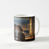 Regenliebe am Fenster-Mug Kaffeetasse (VorderseiteRechts)