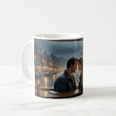 Regenliebe am Fenster-Mug Kaffeetasse (Vorderseite Links)