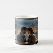 Regenliebe am Fenster-Mug Kaffeetasse (Mittel)
