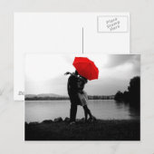 Regenliebhaber Postkarte (Vorne/Hinten)