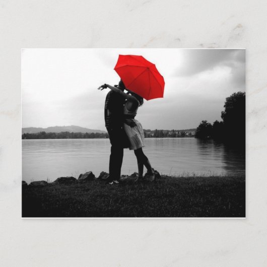 Regenliebhaber Postkarte (Vorderseite)