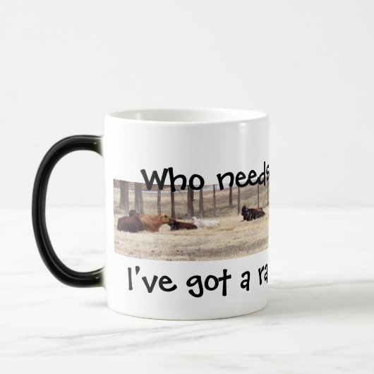 Regenmacher (Kühe legen ab) Verwandlungstasse (Links)