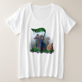 Regenmaus | große größe T-Shirt