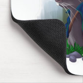 Regenmaus Mousepad (Ecke)