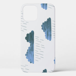 Regenmuster: Dunkle Wolken Vintage Case-Mate iPhone Hülle
