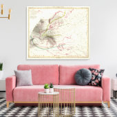 Regenmuster in Europa Leinwanddruck (Insitu (Wohnzimmer))