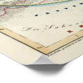 Regenmuster in Europa Poster (Ecke)