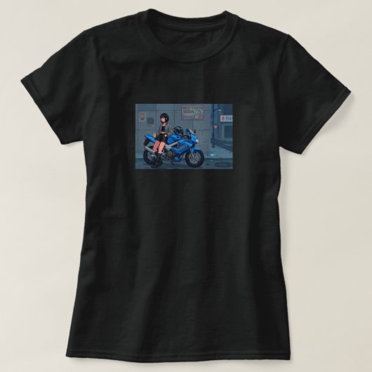 Regennacht-Drift T-Shirt (Design vorne)